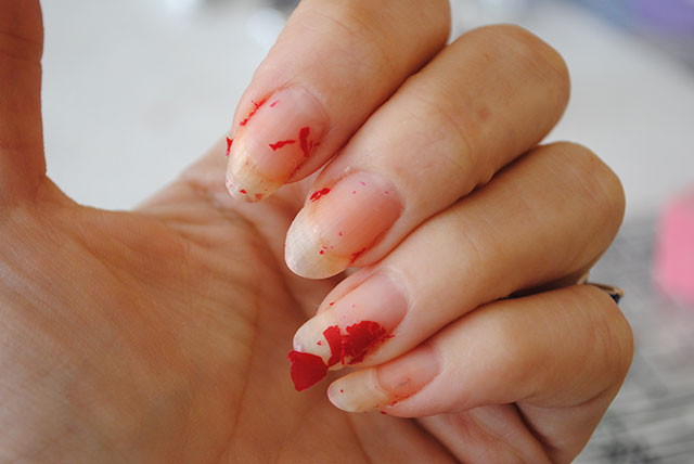 How do you remove gel nails?