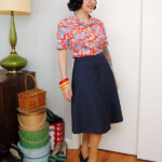 History is riding on my back: not-quite-Me-Made-May blouse & skirt