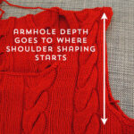 Fit & knit a 40s pullover series: row gauge, armholes and shoulders