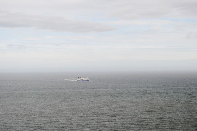 ship crossing the Irish Sea