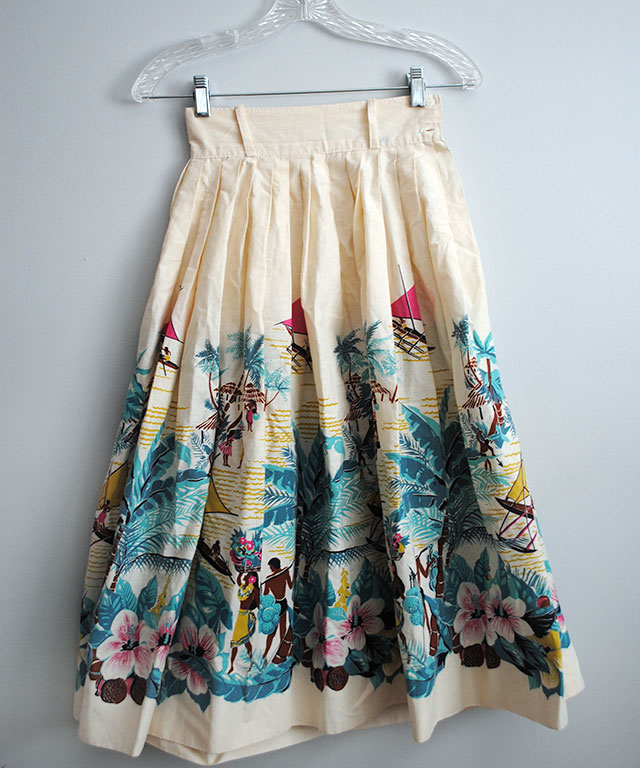 vintage Hawaiian skirt