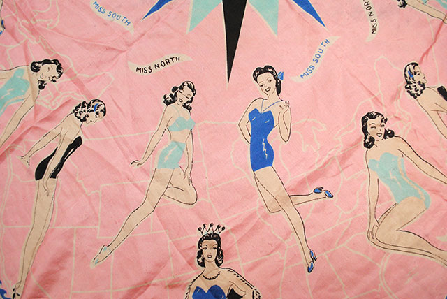 1940s Miss America scarf (Miss North and Miss South)
