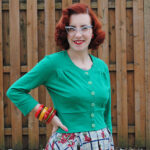 A vintage-inspired Jenna cardigan… that I sewed!