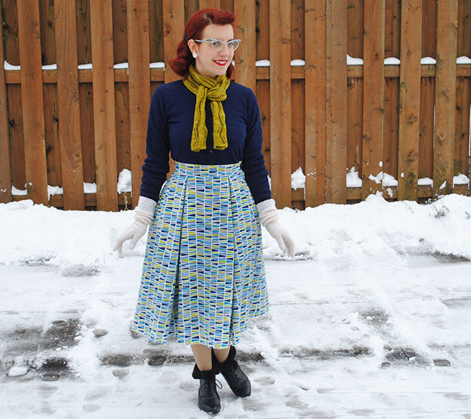 Joan C's flannel skirt