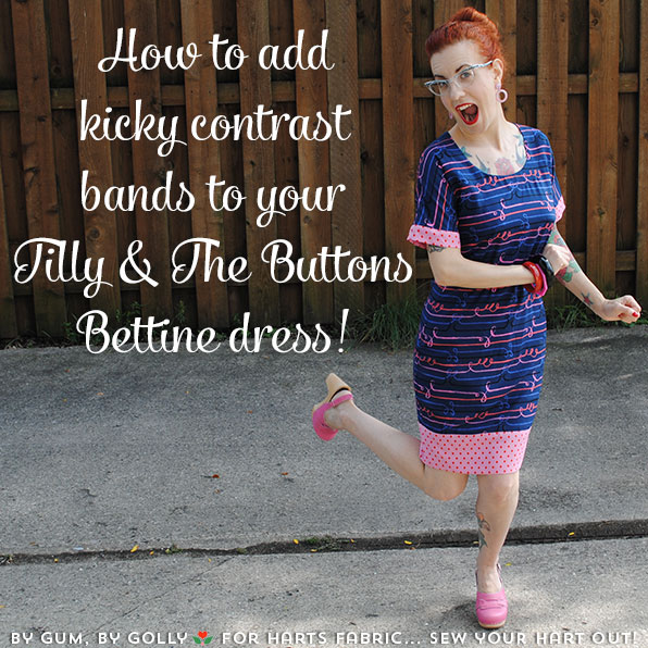 My Bettine dress hack tutorial at Sew Your Hart Out