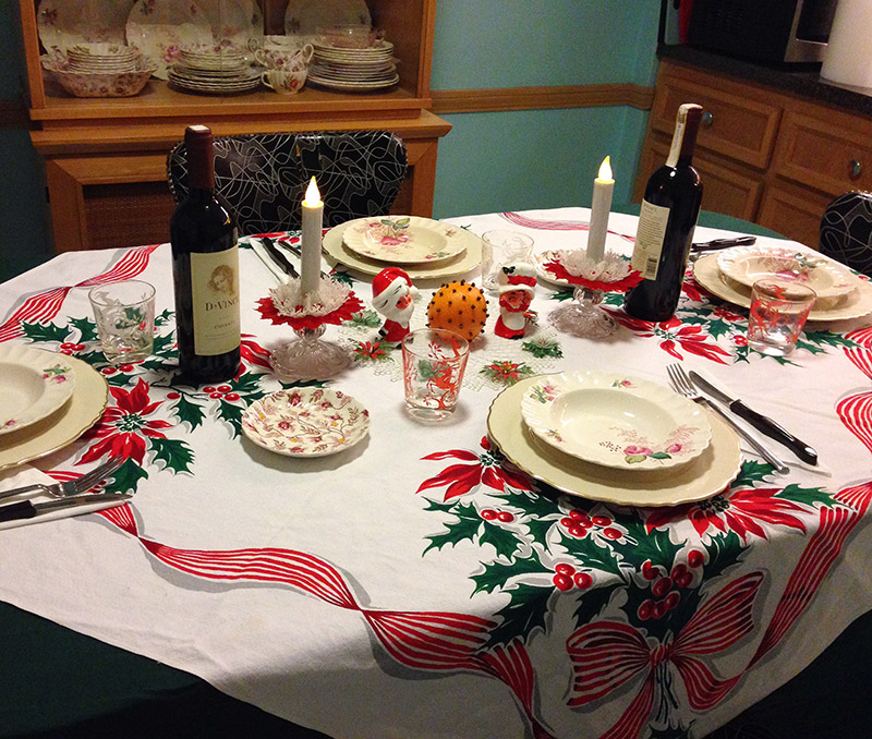Christmas Eve table