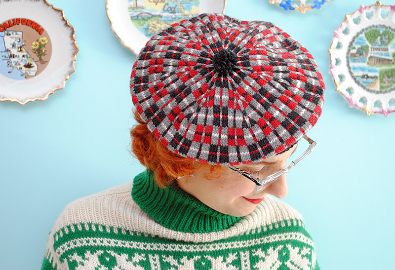 Fayne beret pattern by Tasha Moss
