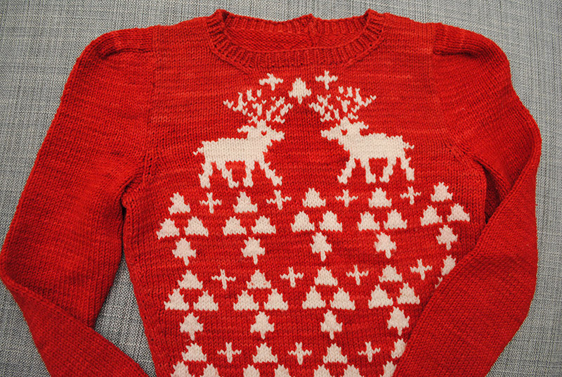 Perfect Christmas Jumper (pattern by Susan Crawford)